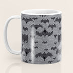 Balinese Bat Colony Print - Gray Coffee Mug Gallery Image 3