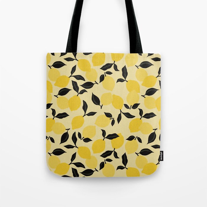 Seamless Citrus Pattern / Lemons Tote Bag Gallery Image 1