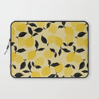 Seamless Citrus Pattern / Lemons Laptop Sleeve Gallery Image 1
