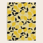 Seamless Citrus Pattern / Lemons Poster Gallery Image 4