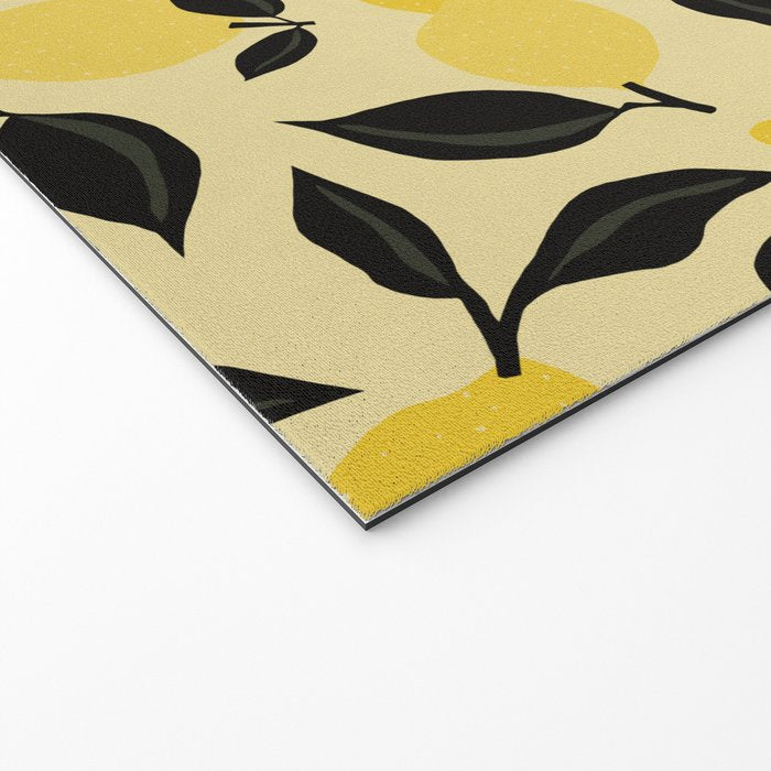 Seamless Citrus Pattern / Lemons Welcome Mat Gallery Image 2