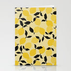 Seamless Citrus Pattern / Lemons Stationery Card Gallery Image 2