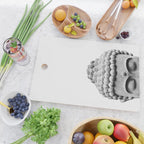 Shy Buddha - Black and White Photography Cutting Board Gallery Image 2