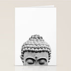 Shy Buddha - Black and White Photography Stationery Card Gallery Image 2
