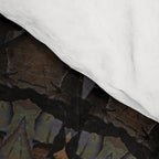 Digital mandala in dark brown tones Comforter Gallery Image 4