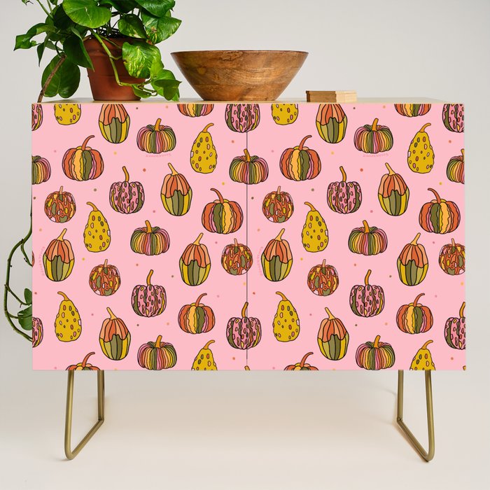 Oh My Gourd Print Credenza Gallery Image 1