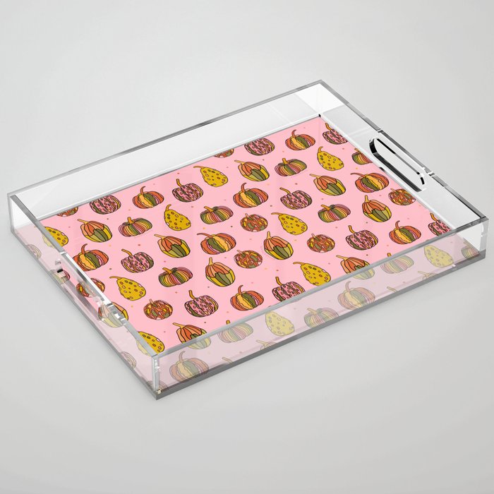 Oh My Gourd Print Acrylic Tray Gallery Image 1