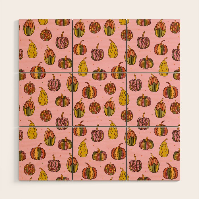 Oh My Gourd Print Wood Wall Art Gallery Image 1