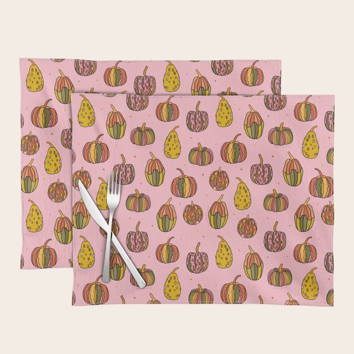 Oh My Gourd Print Placemat Gallery Image 1
