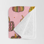 Oh My Gourd Print Throw Blanket Gallery Image 3
