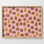 Oh My Gourd Print Serving Tray Gallery Image 1