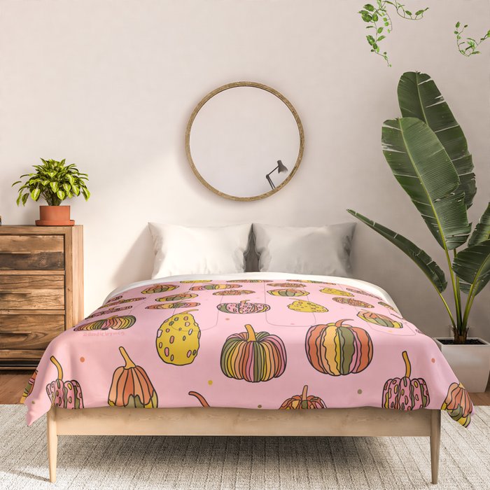 Oh My Gourd Print Comforter Gallery Image 3