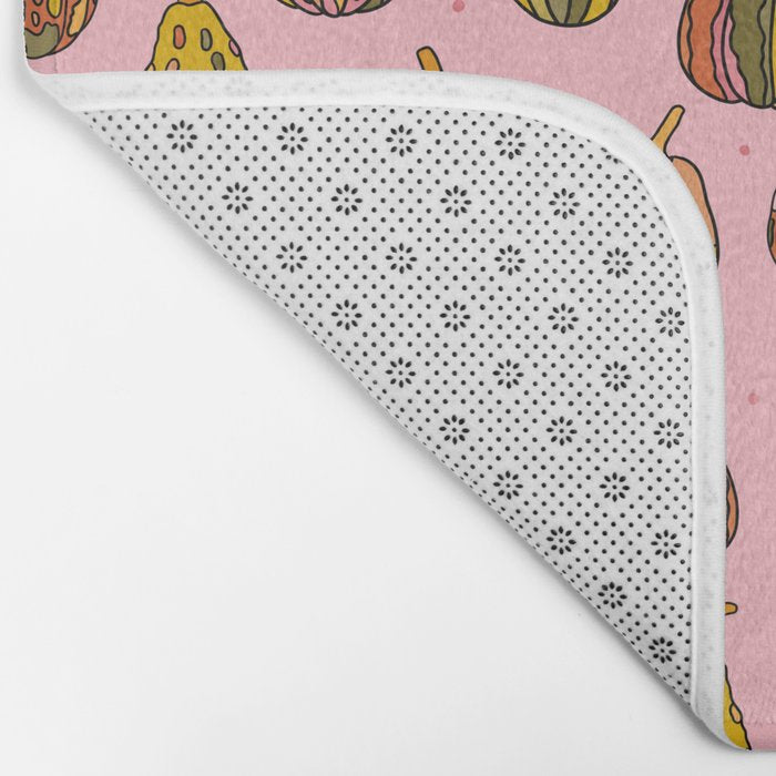 Oh My Gourd Print Bath Mat Gallery Image 2