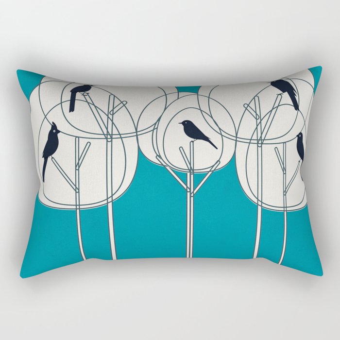 Song from the Branches 4 Rectangular Pillow Gallery Image 2