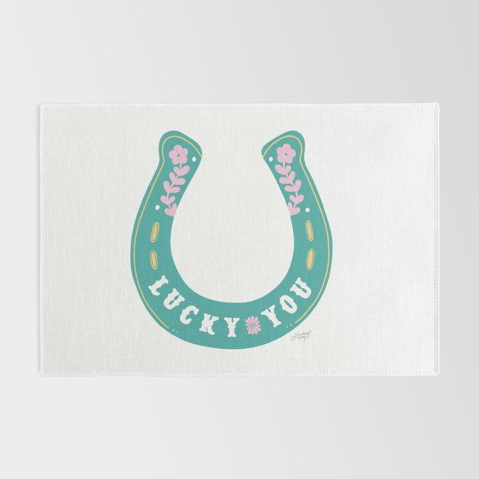 Lucky You Horse Shoe Rug Gallery Image 2