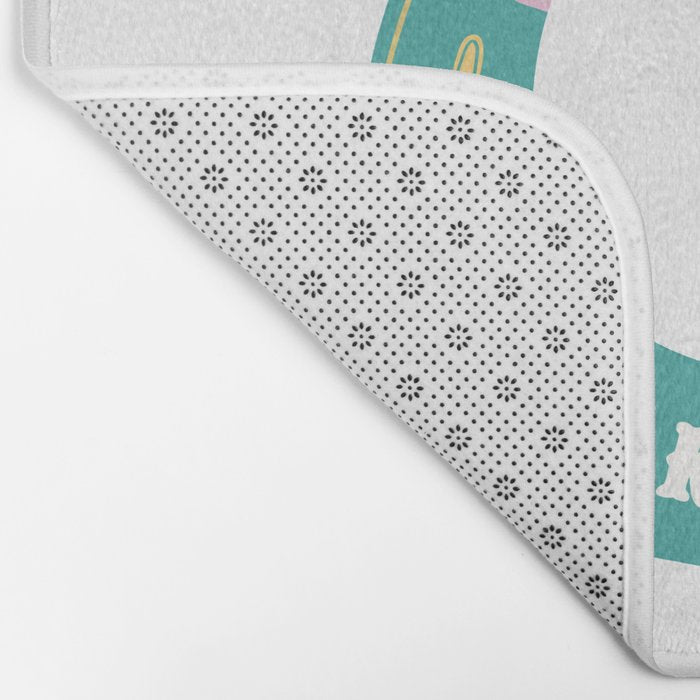 Lucky You Horse Shoe Bath Mat Gallery Image 2
