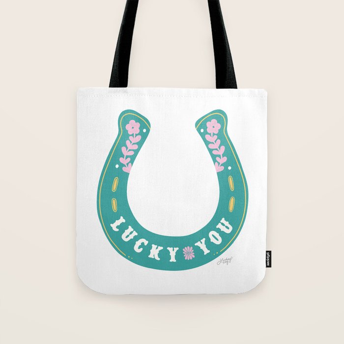 Lucky You Horse Shoe Tote Bag Gallery Image 1