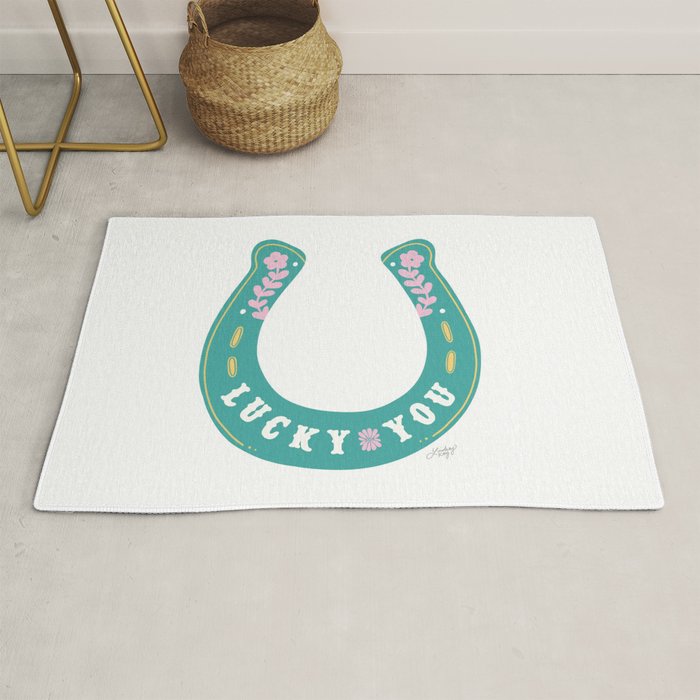 Lucky You Horse Shoe Rug Gallery Image 1