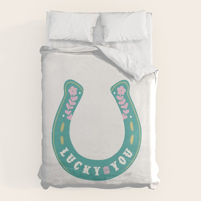 Lucky You Horse Shoe Duvet Cover Gallery Image 6