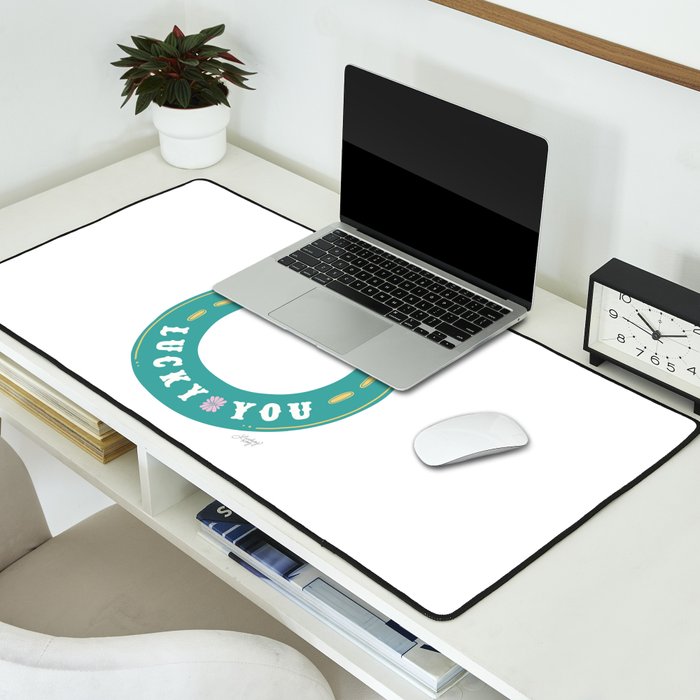 Lucky You Horse Shoe Desk Mat Gallery Image 2