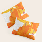Orange and Yellow Poppies On A White Background #decor #society6 #buyart Pillow Sham Gallery Image 3