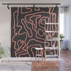 Abstract line art 209 Wall Mural Gallery Image 1