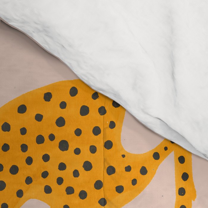 Leopard Race - pink Comforter Gallery Image 4