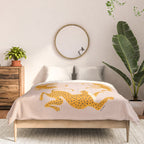 Leopard Race - pink Comforter Gallery Image 3