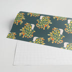 Watercolor Peacock Wrapping Paper Gallery Image 2