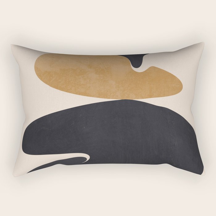 Modern Abstract Shapes 115 Rectangular Pillow Gallery Image 2