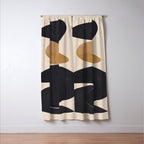 Modern Abstract Shapes 115 Window Curtain Gallery Image 3