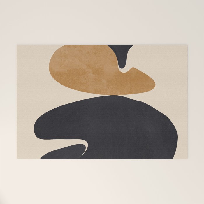 Modern Abstract Shapes 115 Welcome Mat Gallery Image 1