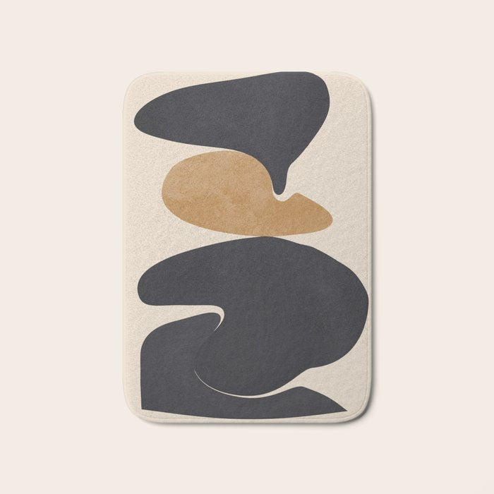 Modern Abstract Shapes 115 Bath Mat Gallery Image 1