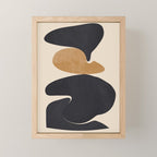 Modern Abstract Shapes 115 Mini Art Print Gallery Image 1