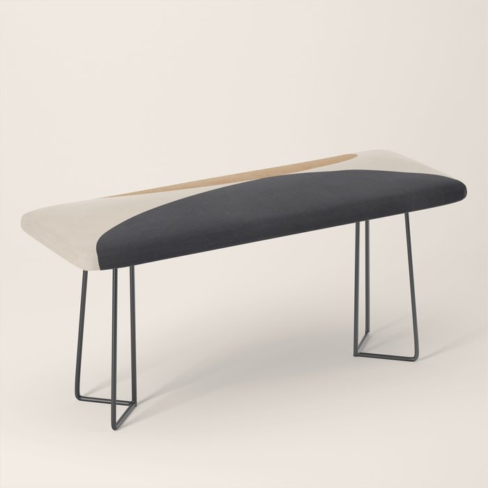 Modern Abstract Shapes 115 Bench Gallery Image 1