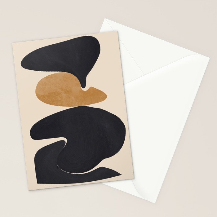 Modern Abstract Shapes 115 Stationery Card Gallery Image 2