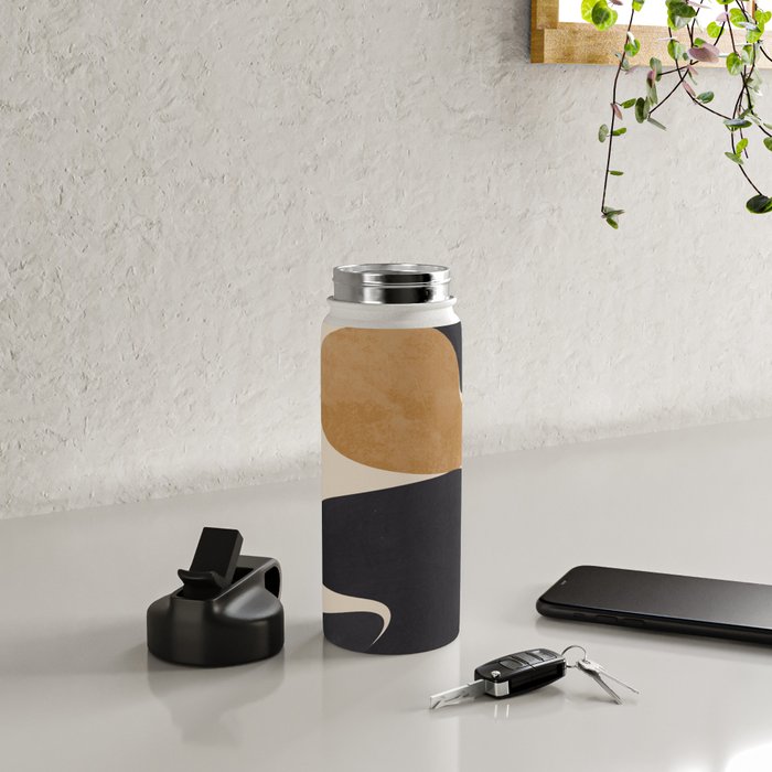 Modern Abstract Shapes 115 Water Bottle Gallery Image 4