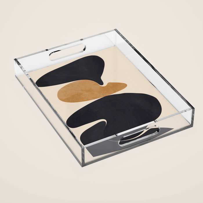 Modern Abstract Shapes 115 Acrylic Tray Gallery Image 1