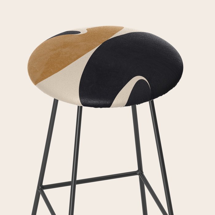 Modern Abstract Shapes 115 Stool Gallery Image 2