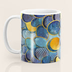 Abstract deep blue Coffee Mug Gallery Image 3