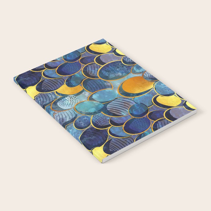 Abstract deep blue Notebook Gallery Image 1