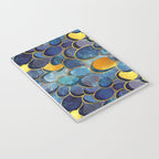 Abstract deep blue Notebook Gallery Image 3