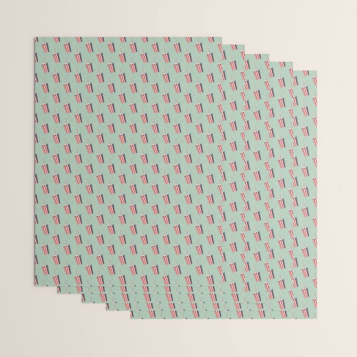 FAST FOOD / Softdrink - pattern Wrapping Paper Gallery Image 3