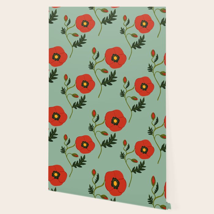 Red Poppy Wallpaper Gallery Image 2