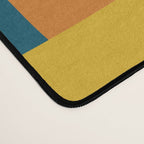 Bo Kaap Abstract Pattern in Moroccan Teal Ochre Olive Orange Mustard Desk Mat Gallery Image 4