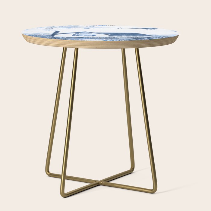 The Old Country Farm in Navy Blue - Farm House Decor Side Table Gallery Image 1