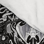 Bats And Beasts - Black and White Comforter Gallery Image 4