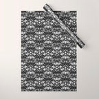Bats And Beasts - Black and White Wrapping Paper Gallery Image 1