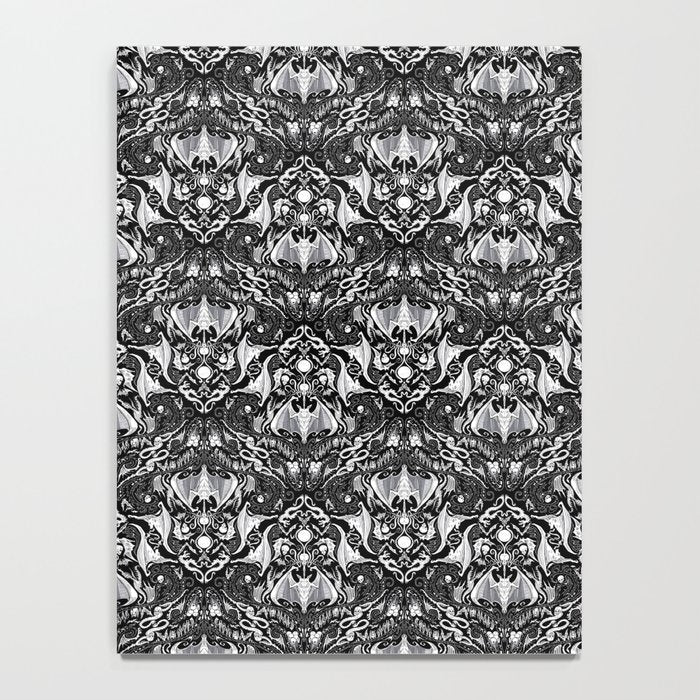 Bats And Beasts - Black and White Notebook Gallery Image 4