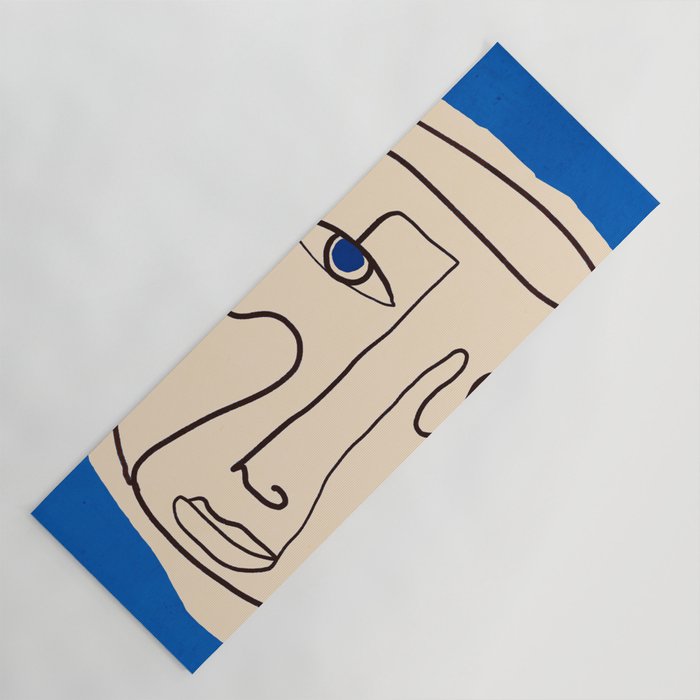 Abstract Face 49 Yoga Mat Gallery Image 1
